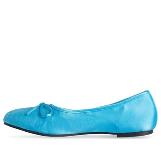 Balenciaga Leopold Ballerina Shoes Turquoise 742359W2H824000