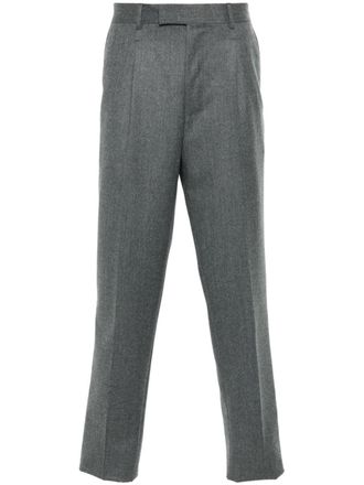 Ermenegildo Zegna slim-cut wool trousers - Grey