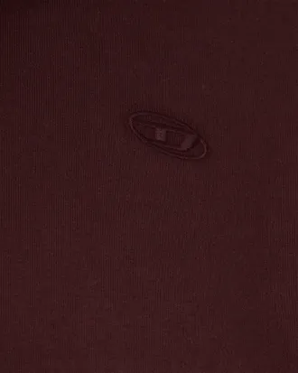 Diesel Oval D Embroidery Hoodie - Brown