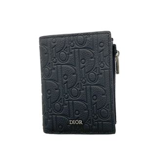 Dior Black Leather Wallet (Bi-Fold) (Pre-Owned)