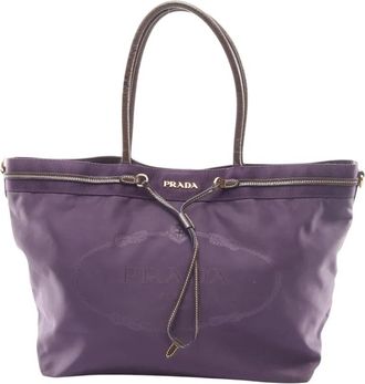 Prada Borsa tote Re-Nylon jacquard 2000-2013 - Viola