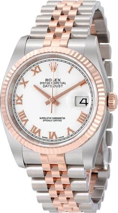 Rolex Pre-owned Rolex Oyster Perpetual White Dial Mens Watch 116231WRJ