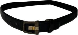 Dior Pre-owned Vintage Riem - Dames - Vintage Accessoires - Zwart - ONE Size - Leer - Vintage