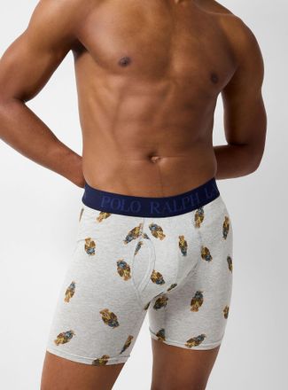 Polo Ralph Lauren Mens 6 teddy bear boxer brief Cotton and modal