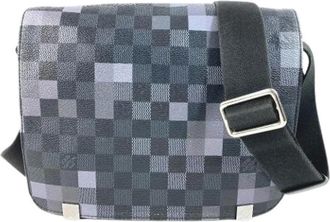 Louis Vuitton Pre-owned Damier Graphite Schoudertas - Heren - Vintage Schoudertas - Zwart - ONE Size - Vintage