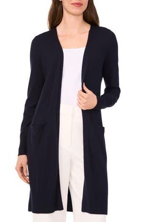 Halogen Open Front Longline Cardigan in Navy Depths at Nordstrom Rack, Size X-Small