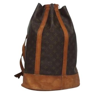 Louis Vuitton Pre-owned Bucket Bags, female, Brown, Size: ONE SIZE Pre-owned Monogram Canvas Bucket Bag