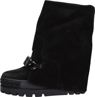 Casadei Schoenen, Dames, Zwart, 39 EU, Suède, Zwart