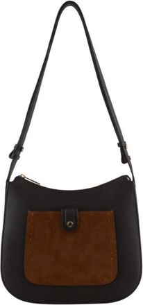 Pourchet Dames, Tassen, Bruin, Maat: ONE Size Leer