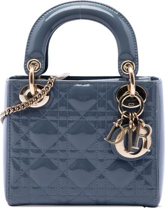 Dior Pre-owned Dior Mini Patent Cannage Lady Satchel Ladies SUZEHWC4UPIJZAJ6