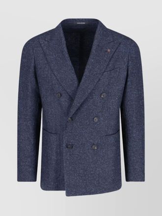 Tagliatore wool blend blazer