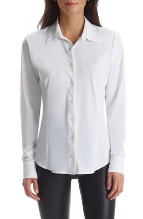 Commando Classic Button-Down Shirt in White at Nordstrom, Size Large