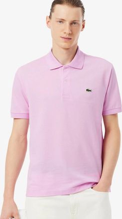 Lacoste Mens Lacoste Classic Fit L.12.12 Original Polo Shirt - Pink - Size: 4 medium