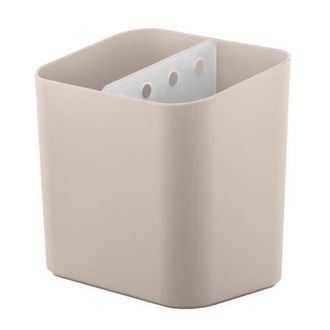Ou Durable Scratch Resistant Nonslip Utensil Holder with Removable Divider in Beige at Nordstrom