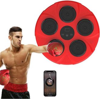 OEM M&aacute;quina De Boxeo De M&uacute;sica Boxeador De M&uacute;sica Inteligente Bluetooth M&aacute;quina De Boxeo Electr&oacute;nica Port&aacute;til Montado En La Pared Con Guantes De Boxeo Pro