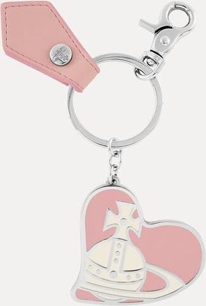Vivienne Westwood Orb Heart Keyring Metal One Size Unisex