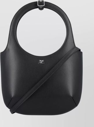 Courr&egrave;ges tr&egrave;s courr&egrave;ges leather shoulder bag