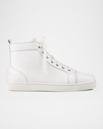Christian Louboutin Men & apos;s Louis Leather High-Top Sneakers