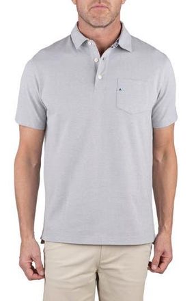 Tailor Vintage Performance Birdseye Piqu&eacute; Polo Shirt in Skyrocket Birdseye Pique at Nordstrom Rack, Size Medium