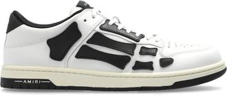 Amiri Sneakers Skle Top Low - Heren - Sneakers - Wit - 44 EU - Leer - Schoenen