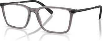 A|X Armani Exchange 54mm Rectangle optical glasses in Grey at Nordstrom