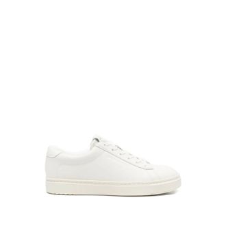 Emporio Armani Sneakers, male, White, Size: 8 1/2 US Leather Sneakers