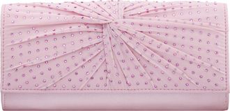 Nina Unique Crystal Clutch in Icy Pink at Nordstrom