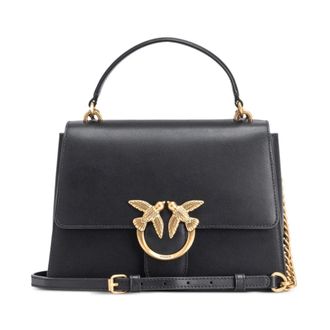 Pinko Handbags, female, Black, ONE SIZE, Love Birds Tote Bag