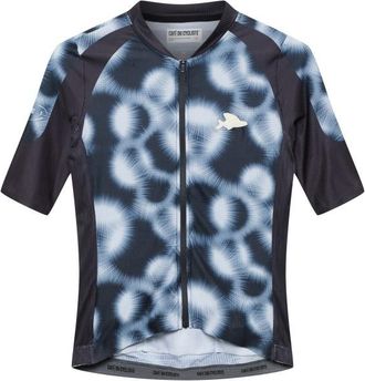 Cafe du Cycliste Angeline Velotrikot f&uuml;r Herren | grau/blau