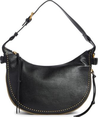 Steve Madden Ally Studded Shoulder Bag in Black at Nordstrom Rack