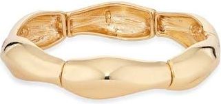 Nordstrom Rack Molten Link Stretch Bracelet in Gold at Nordstrom Rack