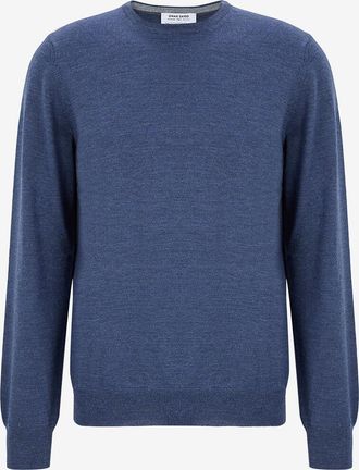 Gran Sasso Rundhalspullover aus Schurwolle