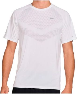 Nike Stride Dri-Fit ADV Short-Sleeve Running Top Laufshirt f&uuml;r Herren | wei&szlig;