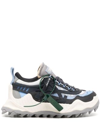 Off-white Spring leather sneakers - women - Polyurethane/Calf Leather/Fabric/Rubber - 36 - Blue