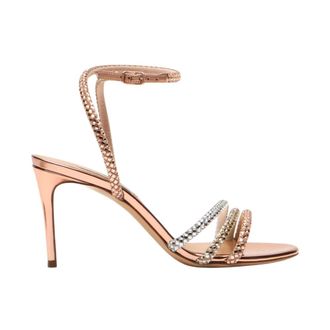 Casadei High Heel Sandals, female, Gray, Size: 10 US Julia Andromeda Sandals