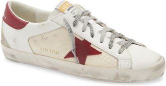 Golden Goose Super-Star Sneaker in Beige/white/red/grey at Nordstrom, Size 41