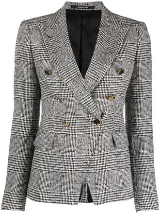 Tagliatore Geruite blazer - Zwart
