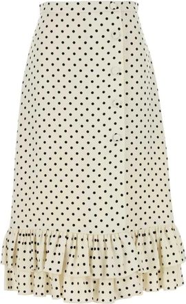 Valentino Garavani Geprinte Viscose Rok - Dames - Midirokken - Veelkleurig - XS - Rokken