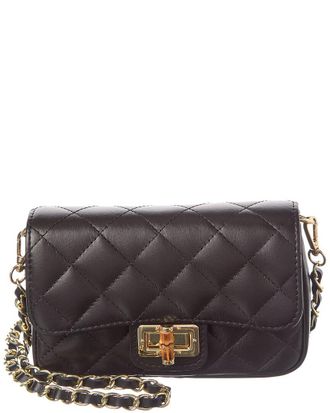 Persaman New York Cinzia Quilted Leather Crossbody