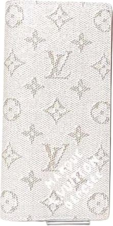 Louis Vuitton Pre-owned Wallets, female, White, Size: ONE SIZE Pre-owned Canvas Wallet