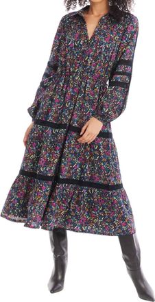 Allison New York Lulu Midi Dress In Ditsy Floral