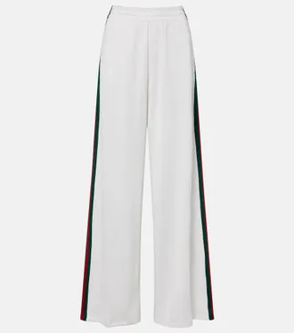 Gucci Web Stripe jersey sweatpants