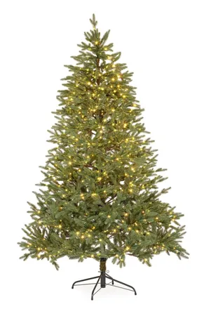 BIZZOTTO &Aacute;rbol de navidad de polietileno h210, 3431 ramas, 1000 microleds