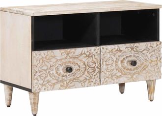 vidaXL Mueble De Tv 70 X 33,5 X 46 Cm Madera De Mango Maciza Vidaxl