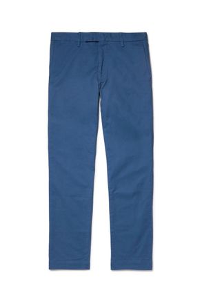 Polo Ralph Lauren Greenwich Straight-Leg Cotton-Blend Trousers