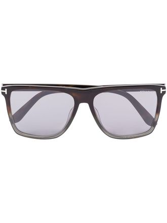 Tom Ford Eyewear FT0832 rectangular sunglasses - men - Acetate - 59 - Green