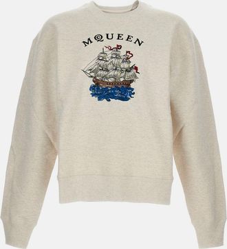 Alexander McQueen Sweatshirt MCQUEEN Men color White