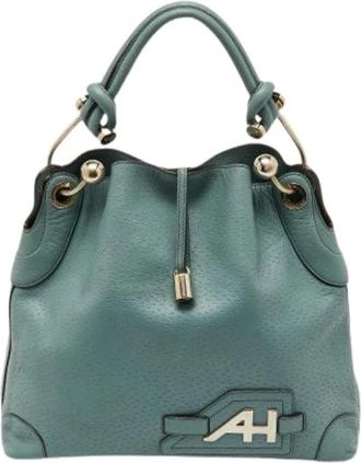 Anya Hindmarch Pre-owned Bucket Bags, female, Blue, Size: ONE SIZE Pre-owned Bucket Bag