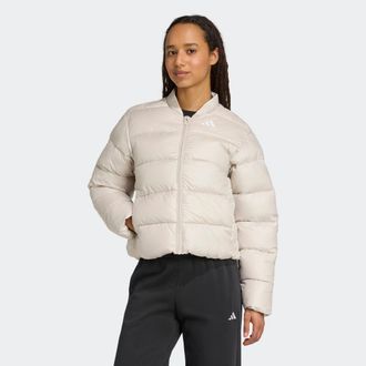 adidas Winterjacke ADIDAS SPORTSWEAR W ESS SD PUF J, Damen, Gr. XXL, wonder aluminium, Obermaterial: 100% Polyester, normal, Jacken Winterjacke