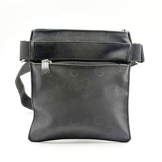 Celine Macadam Waist Nylon Black Canvas Backpack Bag (Pre-Owned)
